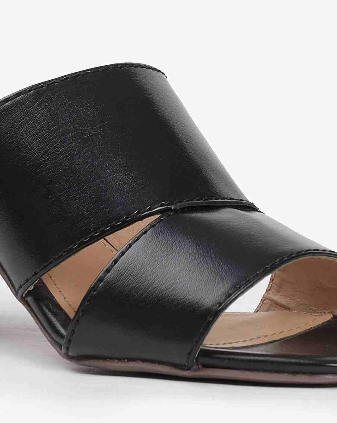 Lee Cooper | Double-Strap Chunky-Heeled Sandals|4