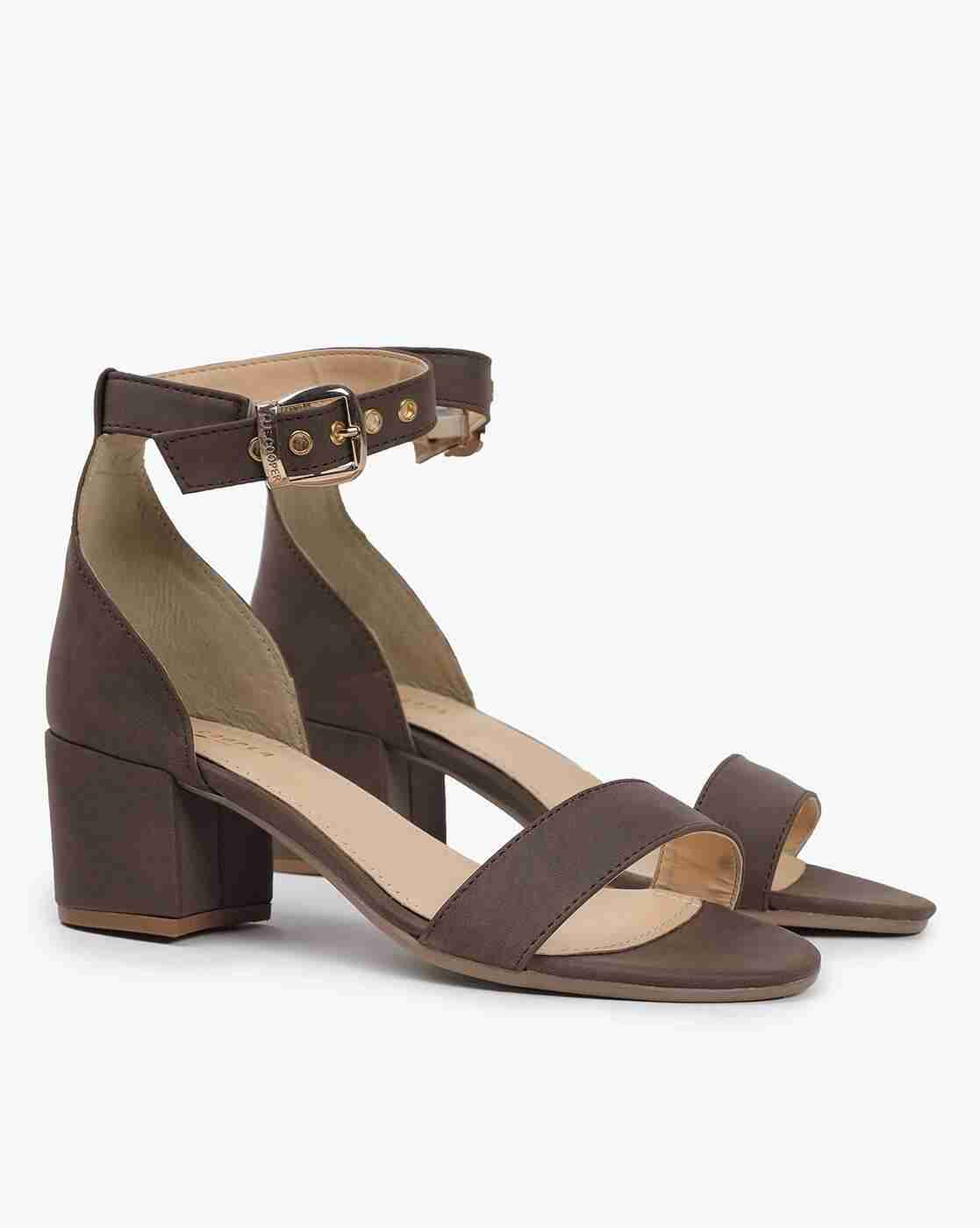 Lee Cooper | Chunky Heels with Ankle Loop|0