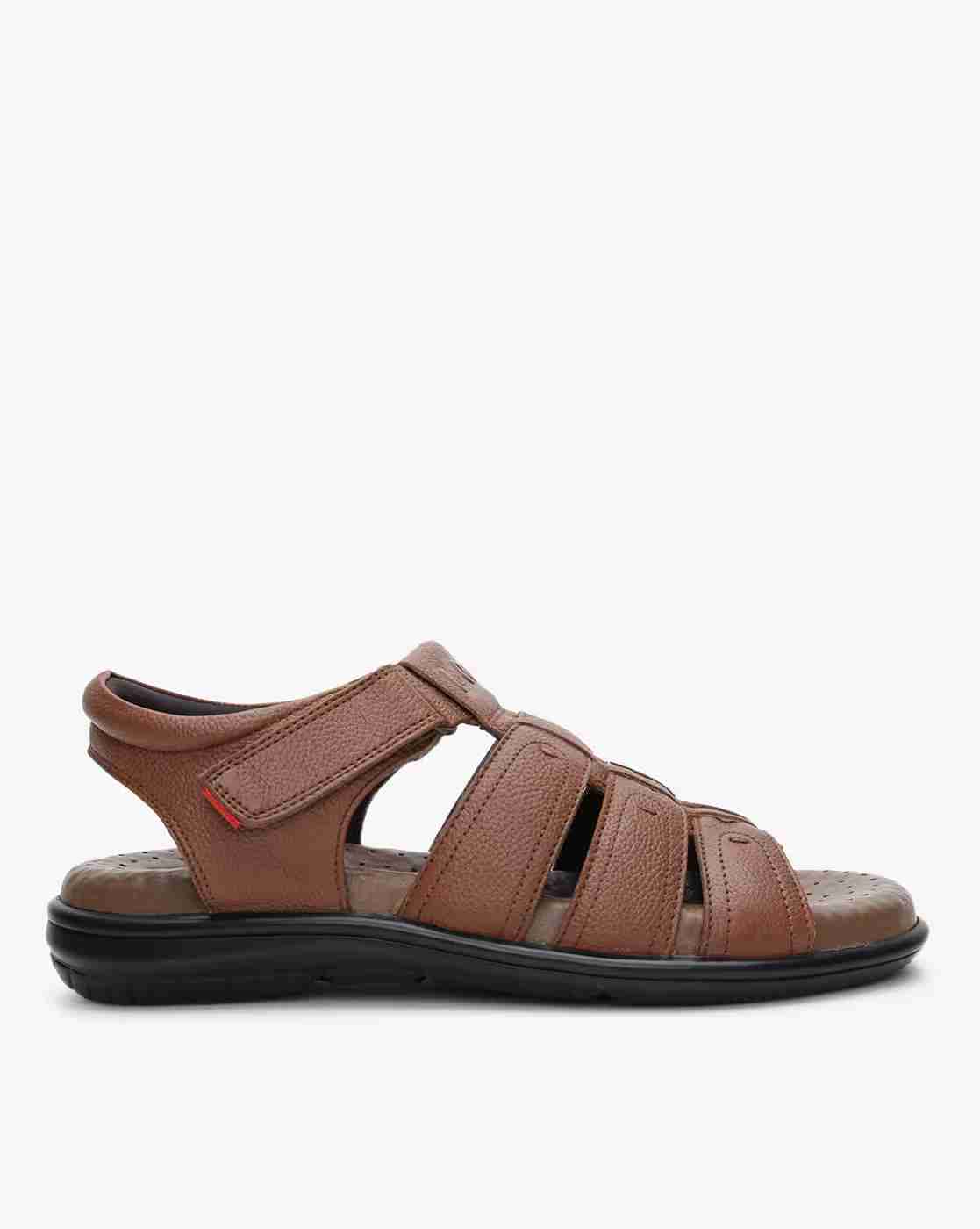 Flat Sandals with Velcro Fastening
