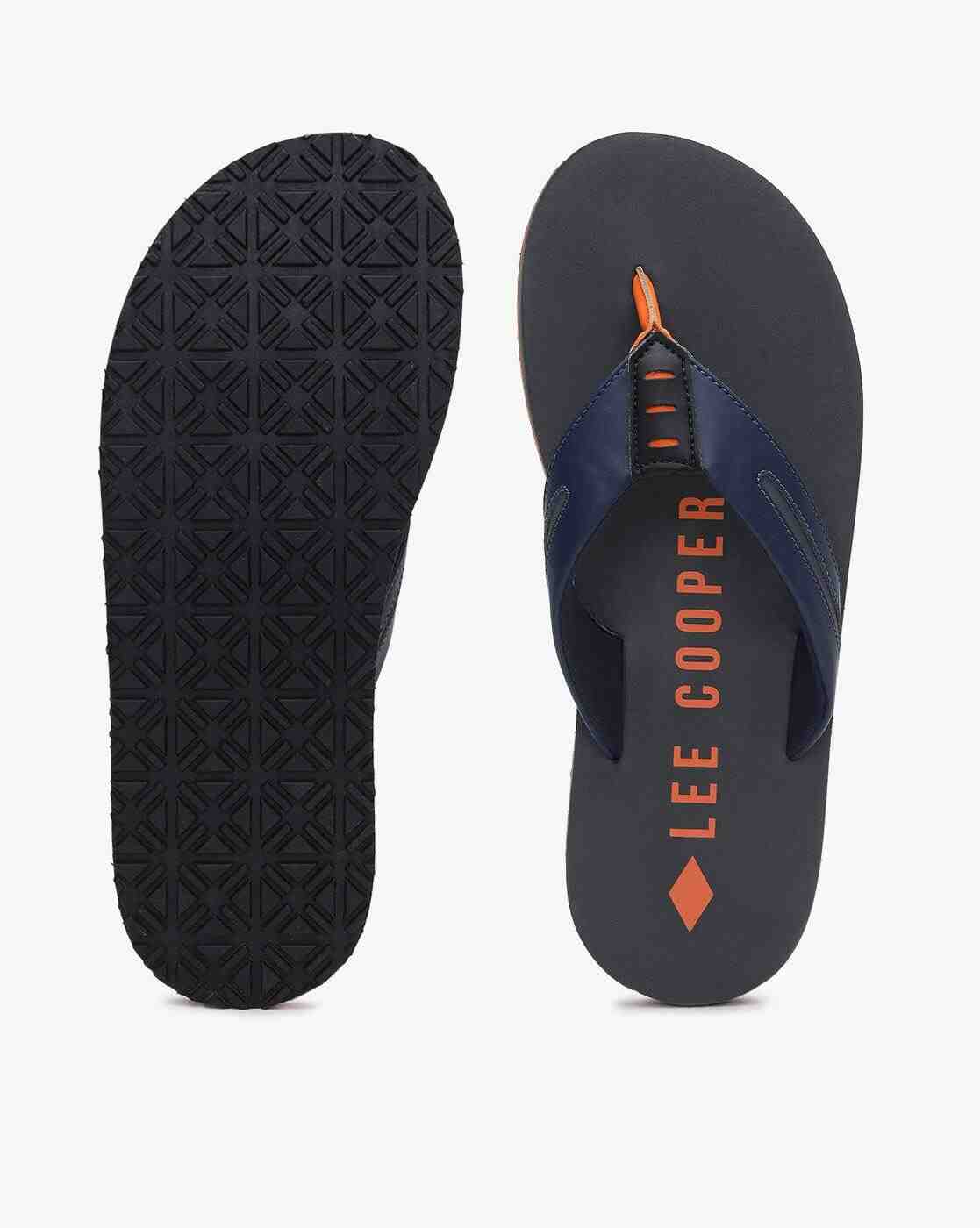 Lee Cooper | Brand Print Thong-Strap Flip-Flops|3