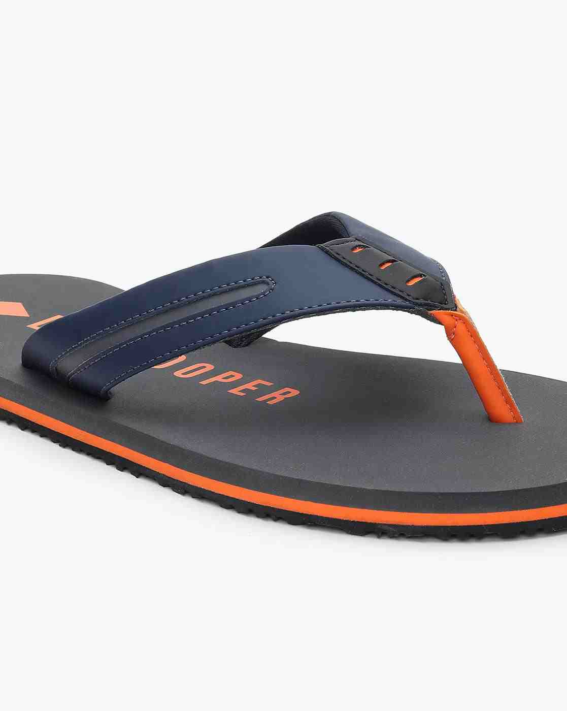 Lee Cooper | Brand Print Thong-Strap Flip-Flops|4