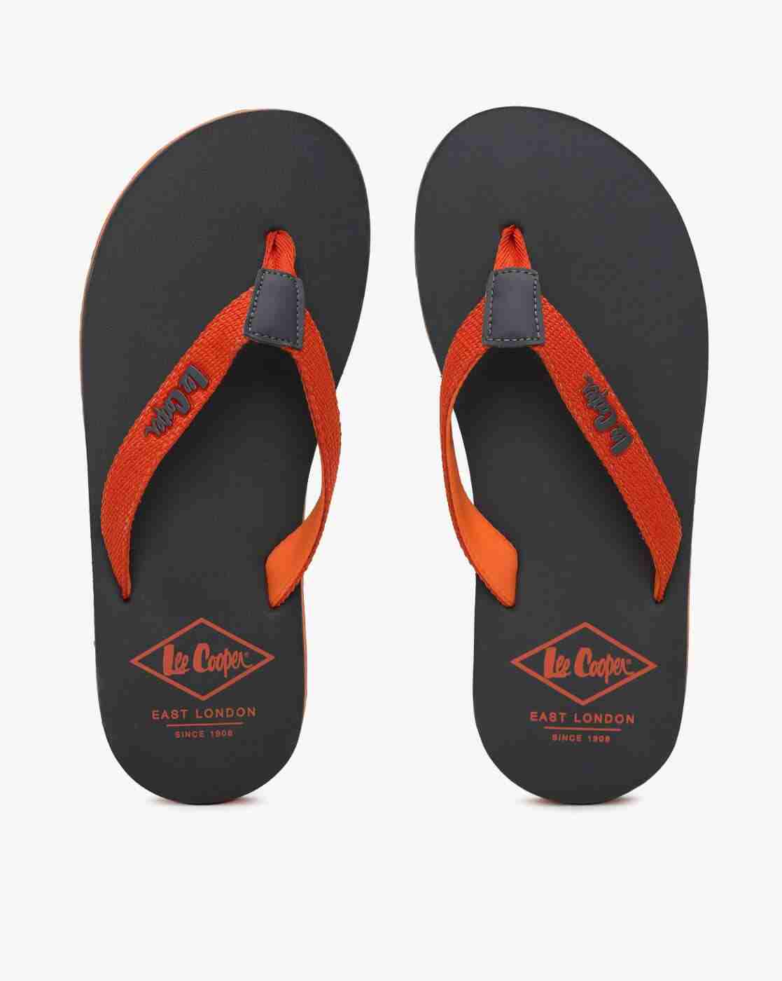 Lee Cooper | Brand Print Thong-Strap Flip-Flops|0