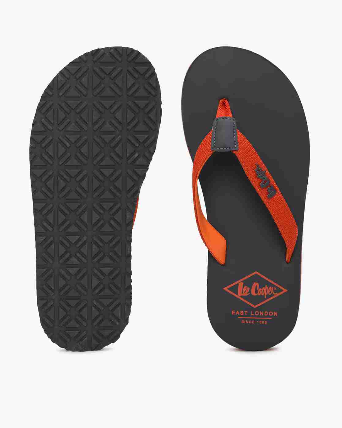 Lee Cooper | Brand Print Thong-Strap Flip-Flops|3