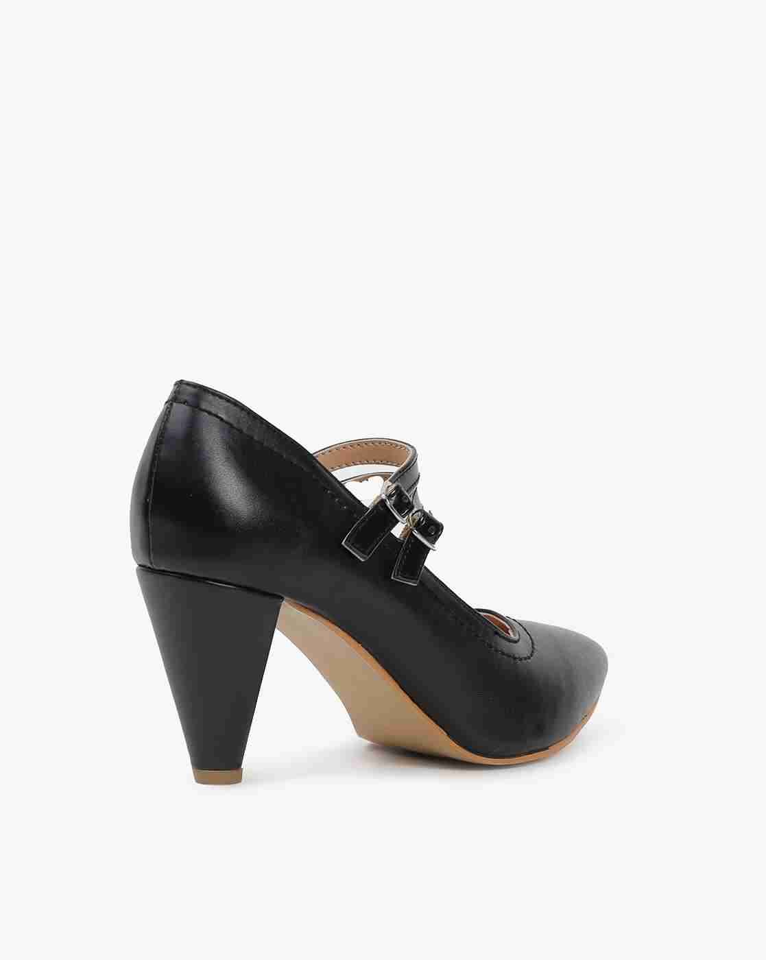Lee Cooper | Pointed-Toe Cone-Heeled Pumps|2