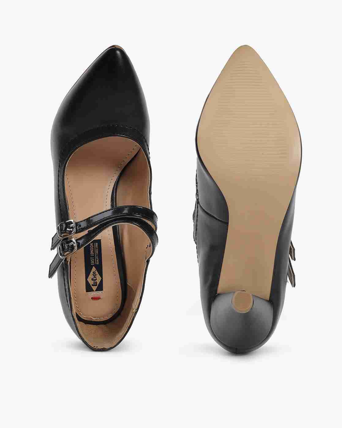 Lee Cooper | Pointed-Toe Cone-Heeled Pumps|3