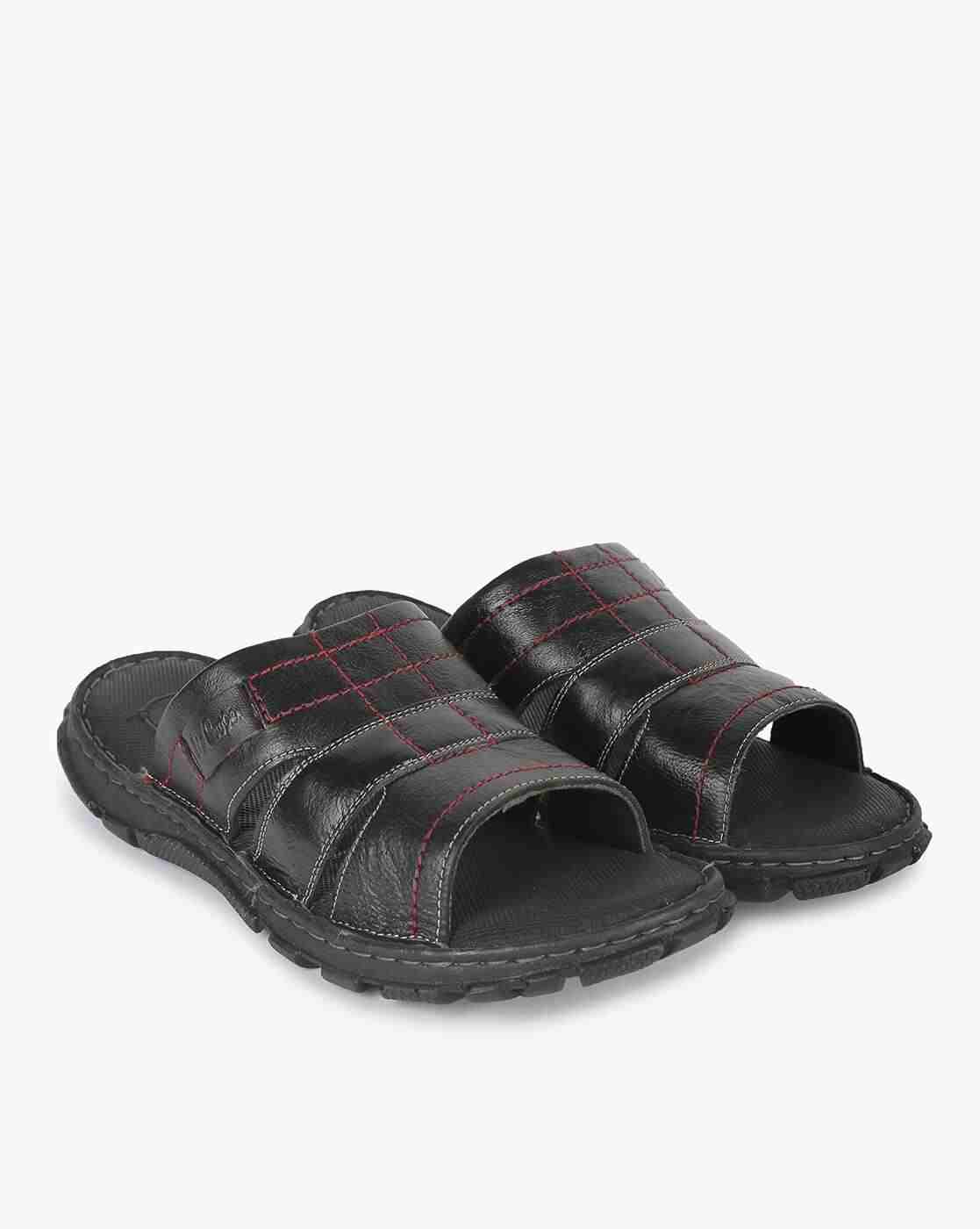 Open-Toe Slip-On Sandals