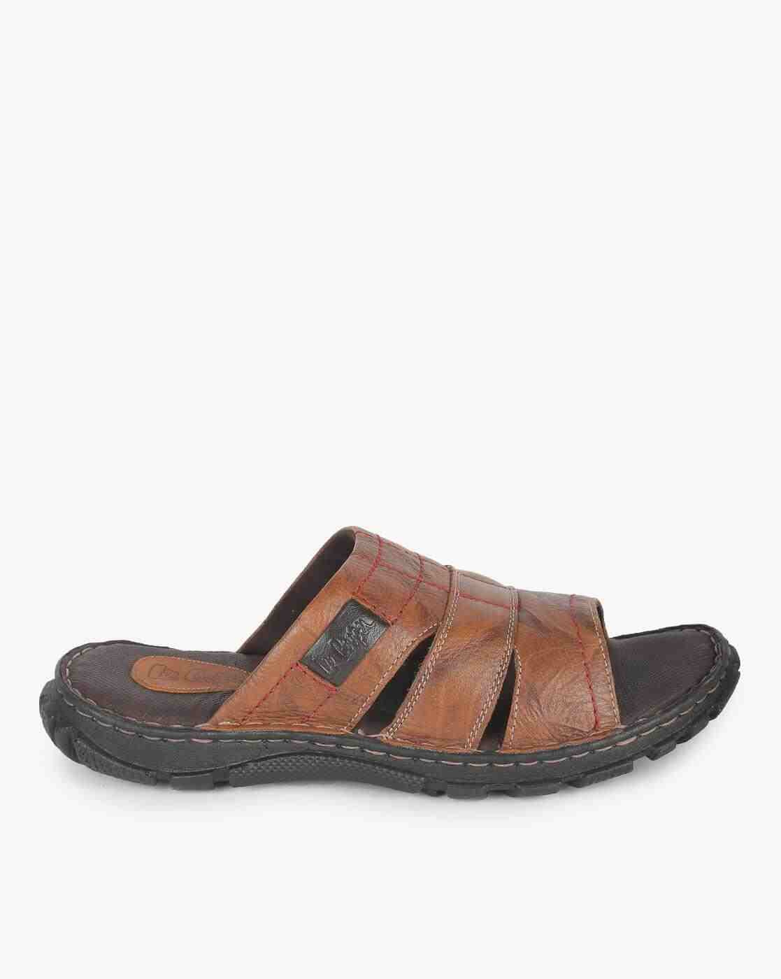 Slip-On Sandals with Cutouts