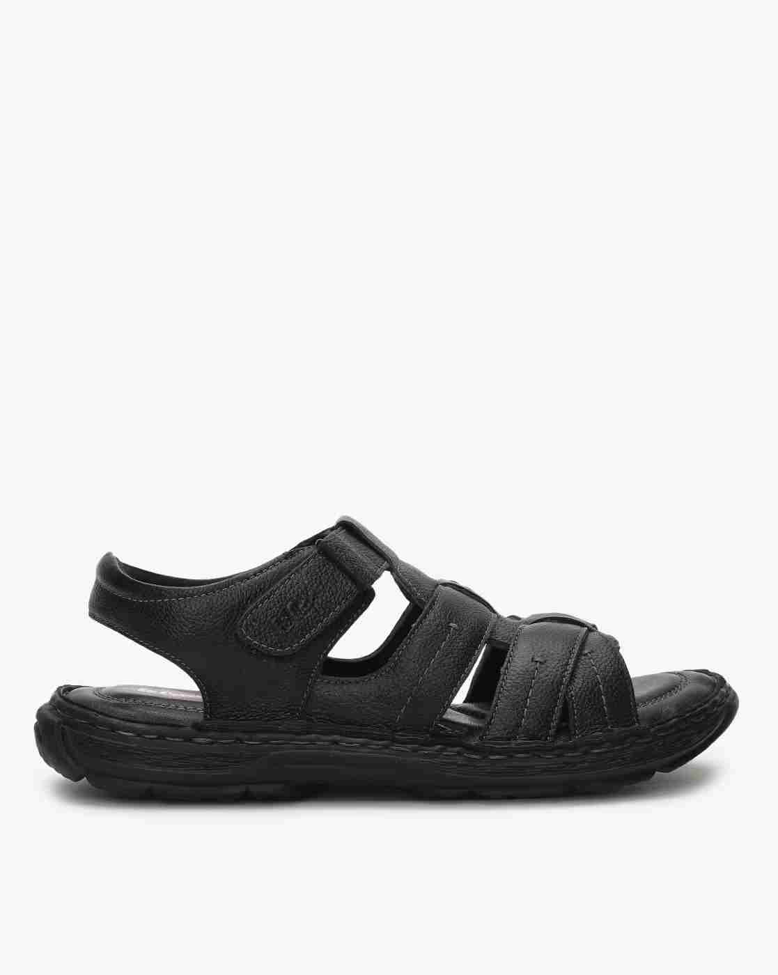 Slip-On Sandals with Velcro Fastening
