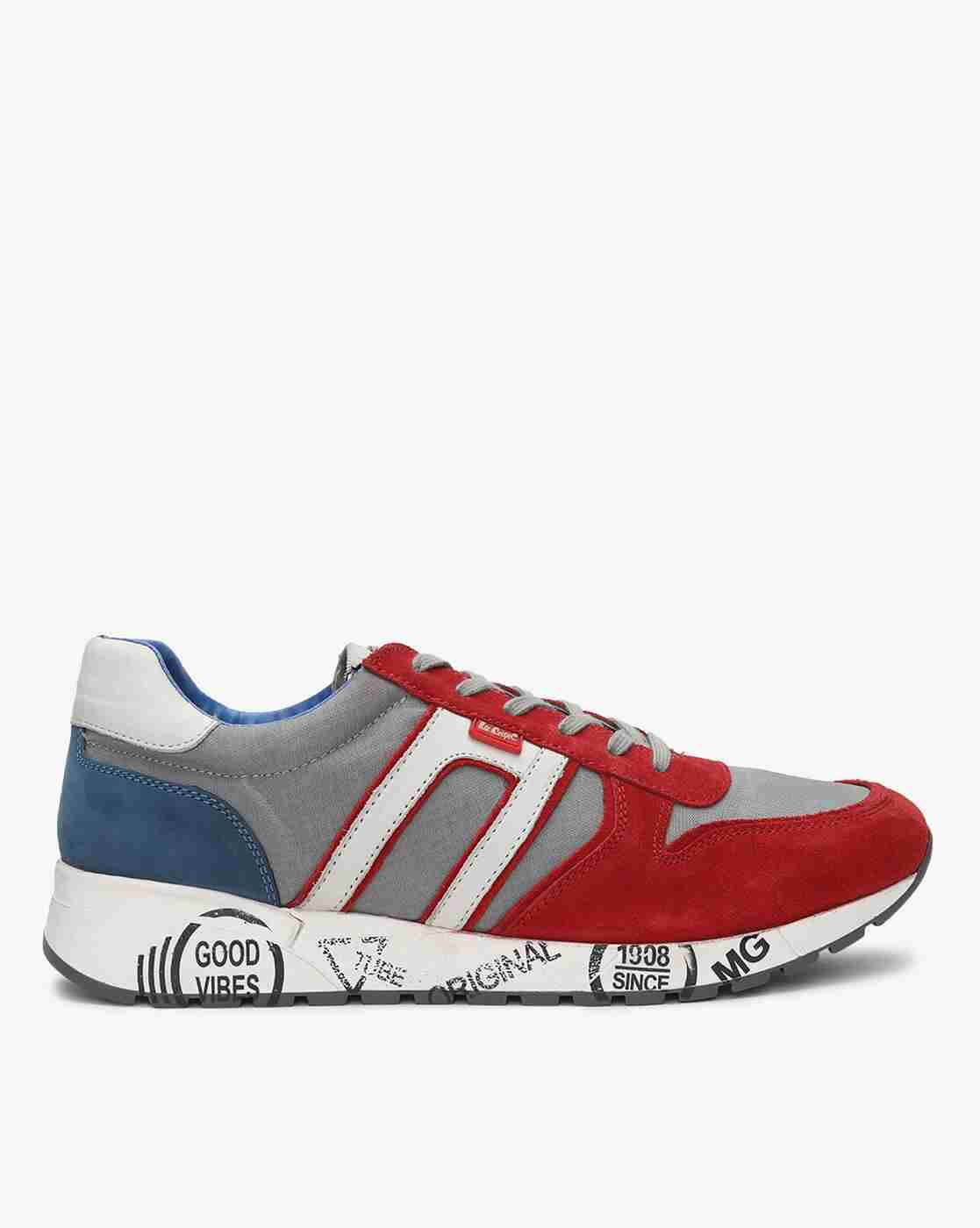 Lee Cooper | Panelled Lace-Up Casual Shoes|0