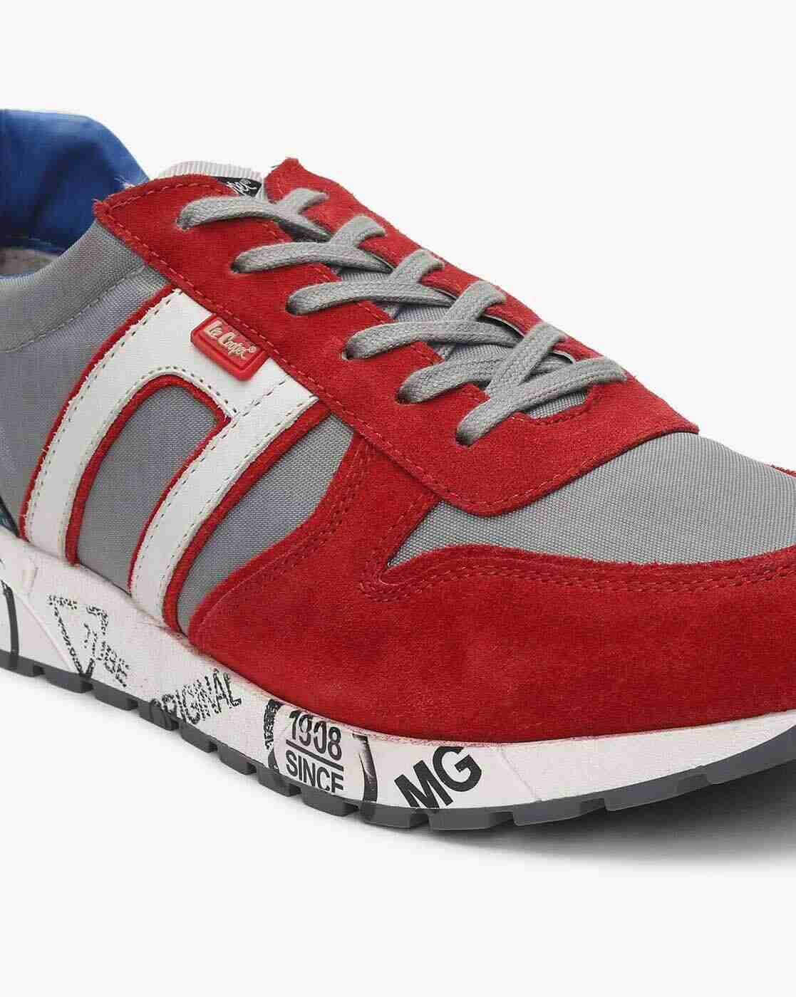 Lee Cooper | Panelled Lace-Up Casual Shoes|3