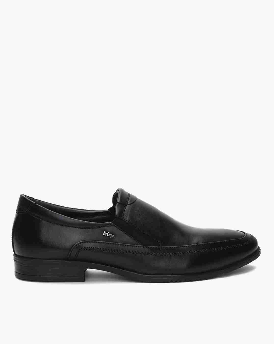 Textured Slip-On Formal Shoes