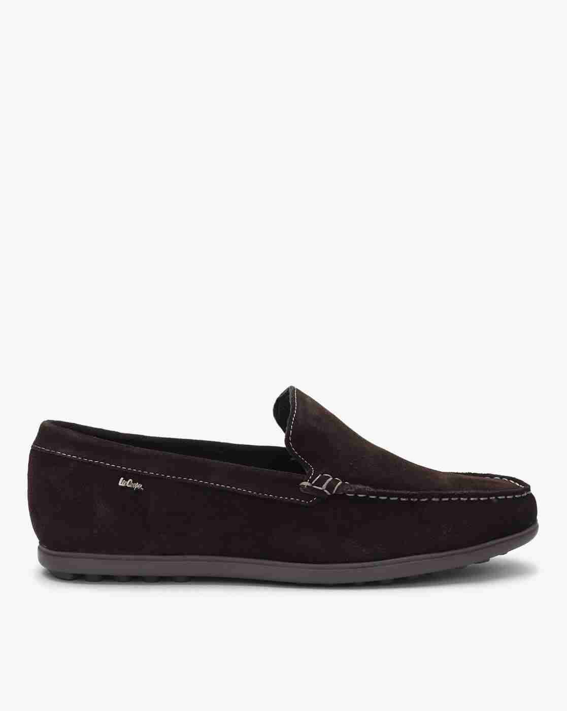 Panelled Slip-On Boat Shoes