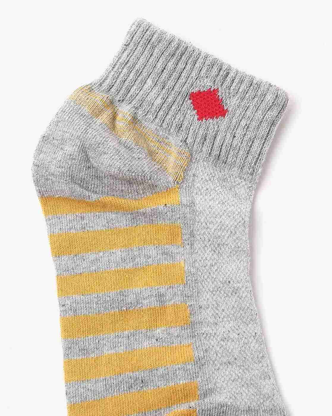 Lee Cooper | Pack of 2 Patterned-Knit Ankle-Length Socks|3
