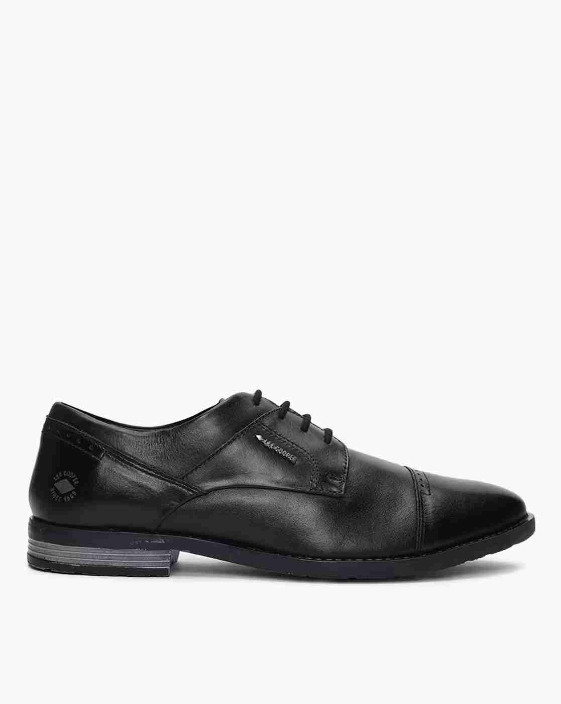 Formal Cap-Toe Derby Shoes
