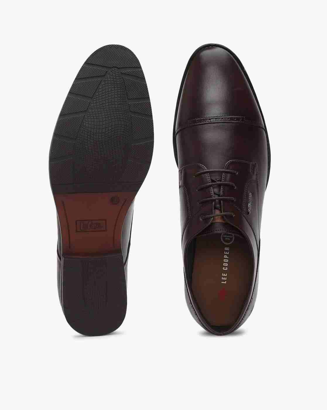Lee Cooper | Formal Cap-Toe Derby Shoes|2