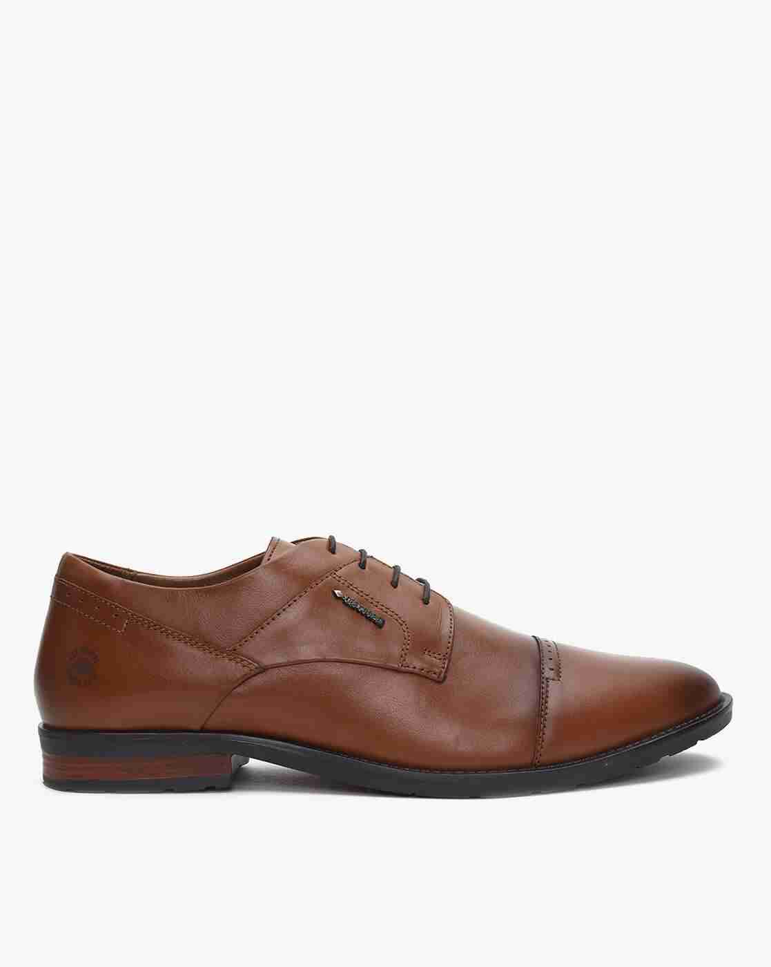 Formal Cap-Toe Derby Shoes