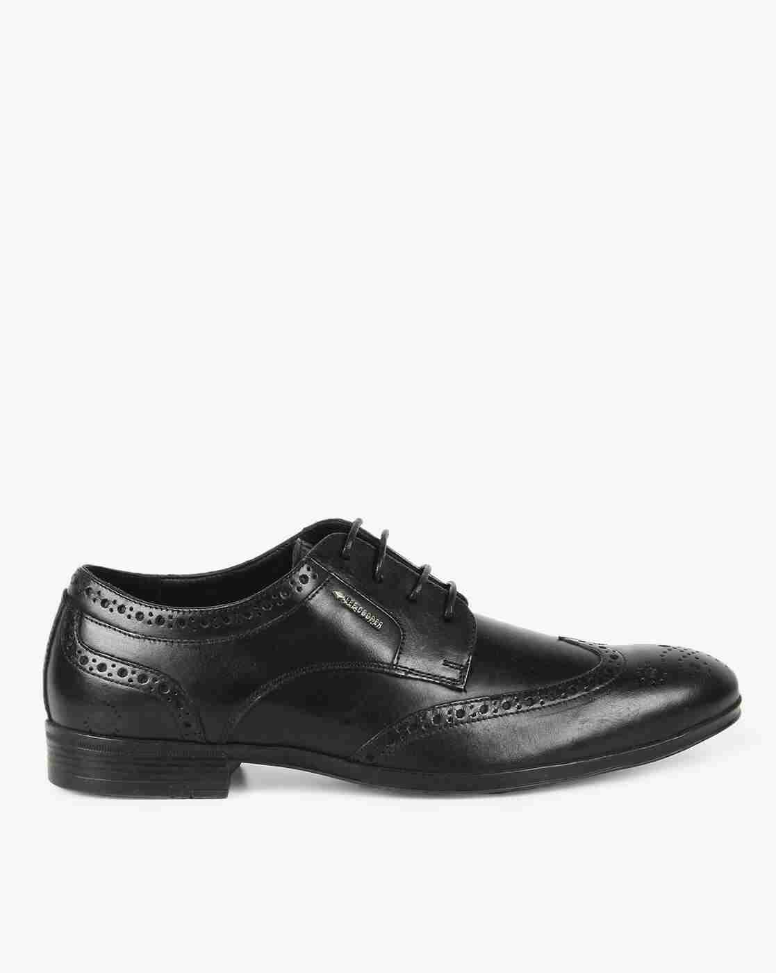 Lee Cooper | Panelled Oxford Shoes with Broguing|1