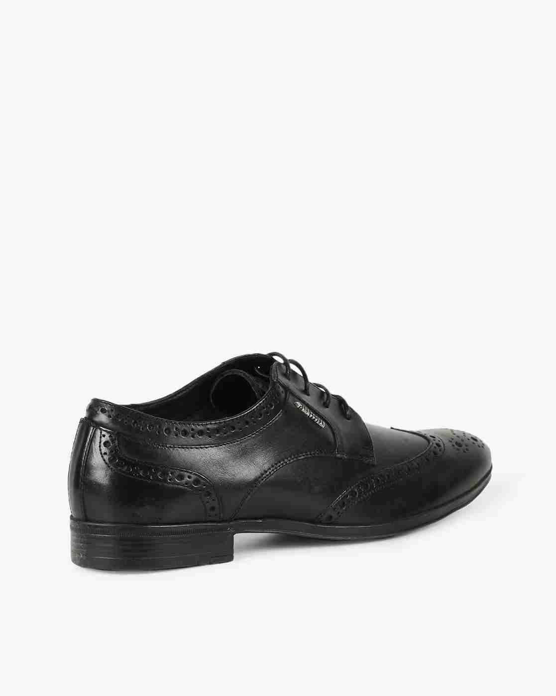 Lee Cooper | Panelled Oxford Shoes with Broguing|2