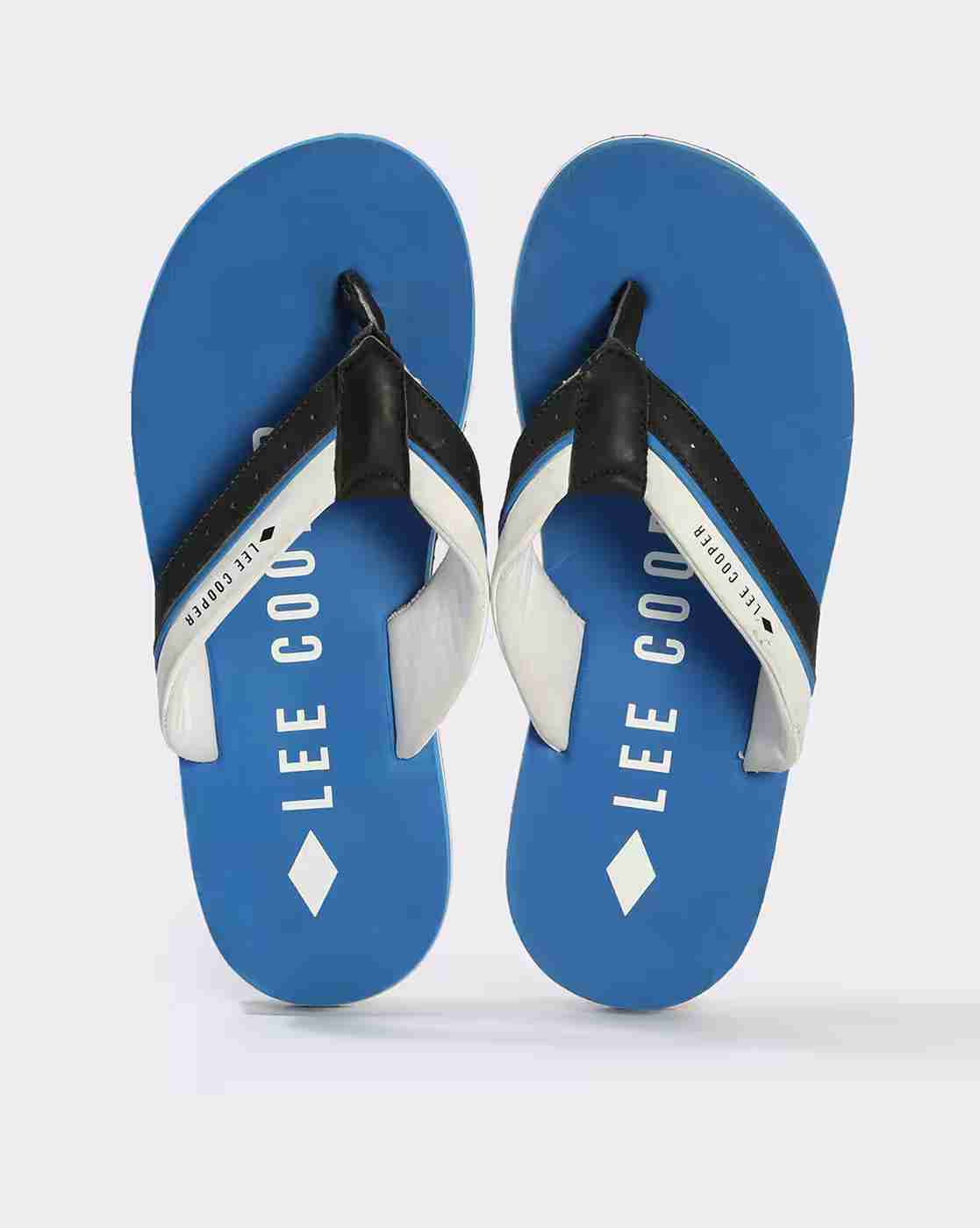 Lee Cooper | Men Brand Print Thong-Strap Flip-Flops|0
