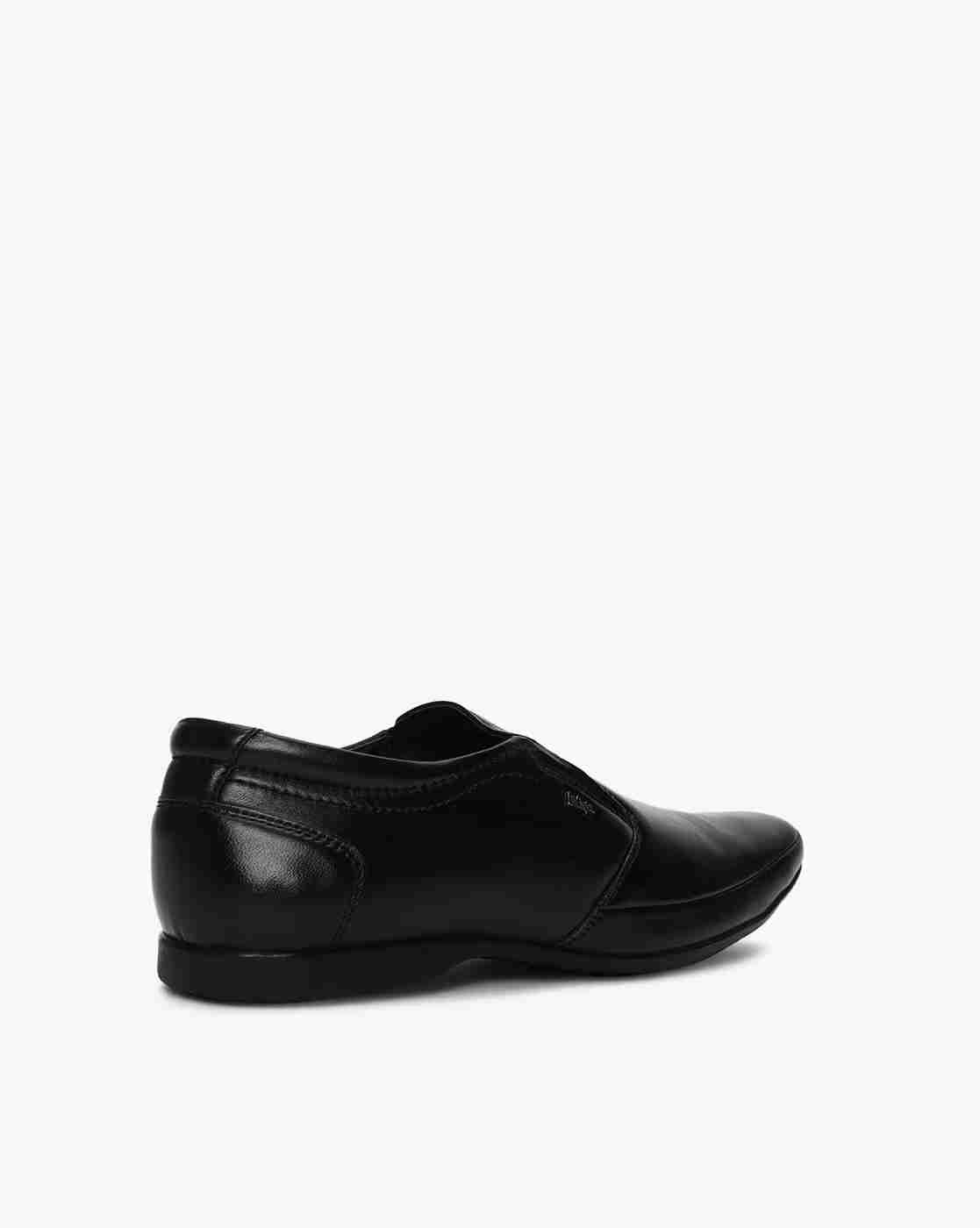 Lee Cooper | Panelled Leather Slip-On Formal Shoes|1