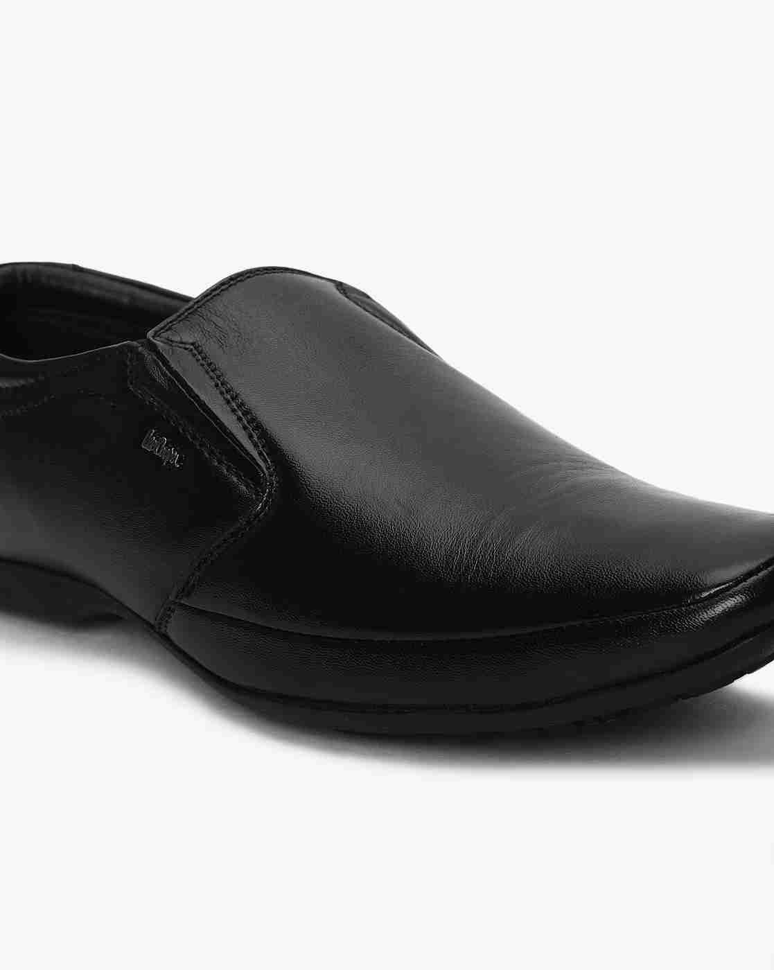 Lee Cooper | Panelled Leather Slip-On Formal Shoes|3