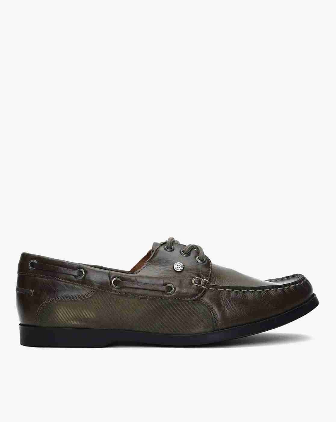Boat Shoes with Metal Accents