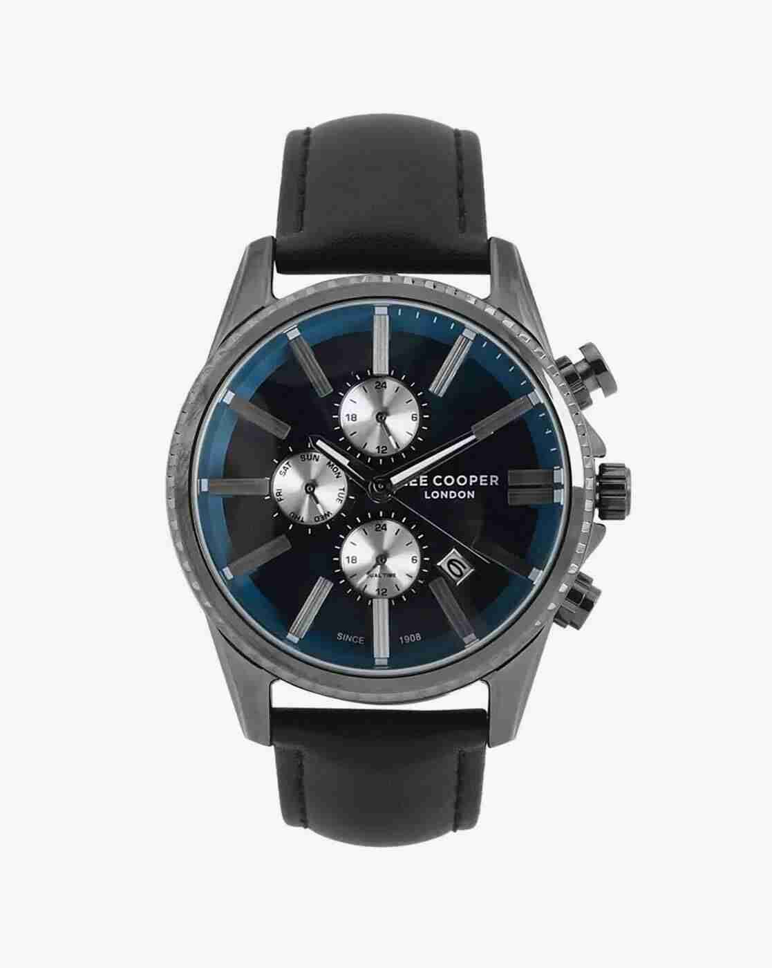 Lee Cooper | LC07398.091 Analogue Watch with Leather Strap|0