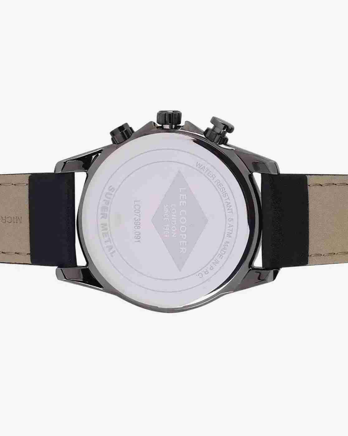 Lee Cooper | LC07398.091 Analogue Watch with Leather Strap|2