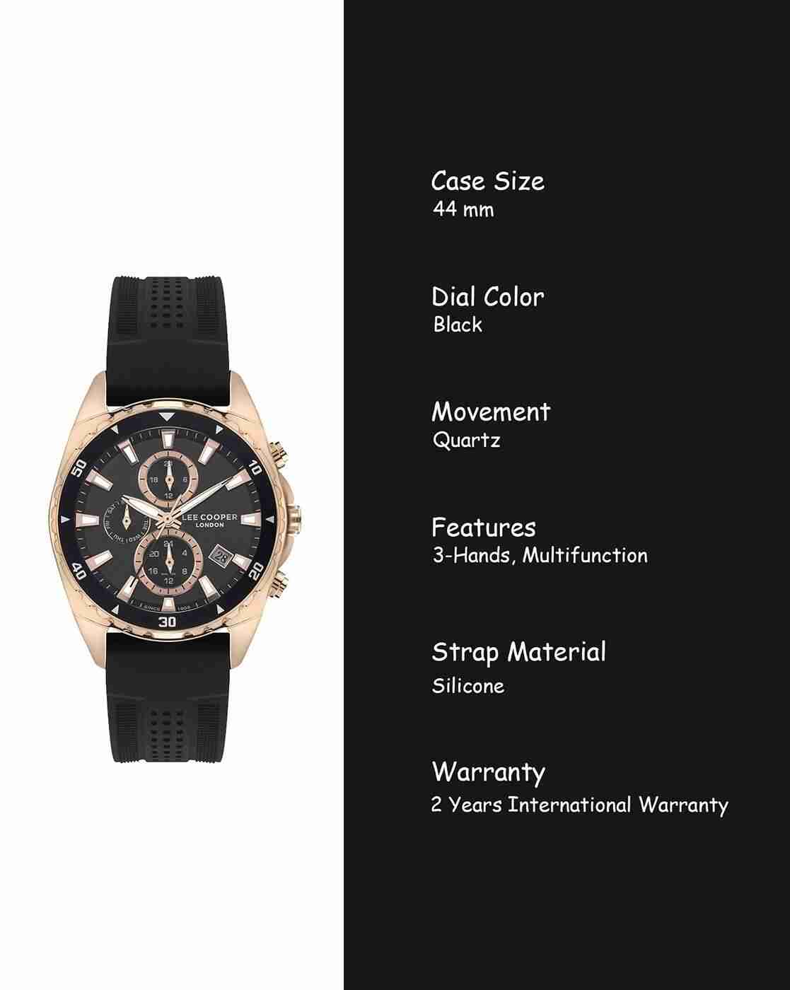 Lee Cooper | LC07527.451 Water-Resistant Multifunction Watch|5