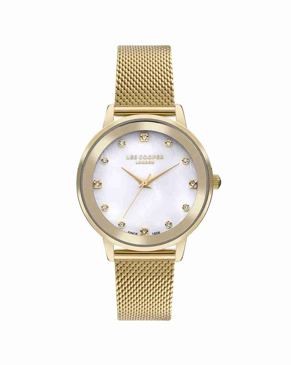Lee Cooper | Women Analogue MOP Round-Dial Watch - LC07875.120|0