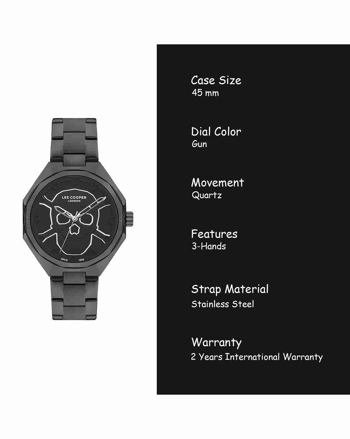 Lee Cooper | Men Water-Resistant Analogue Watch - LC07640.060|4