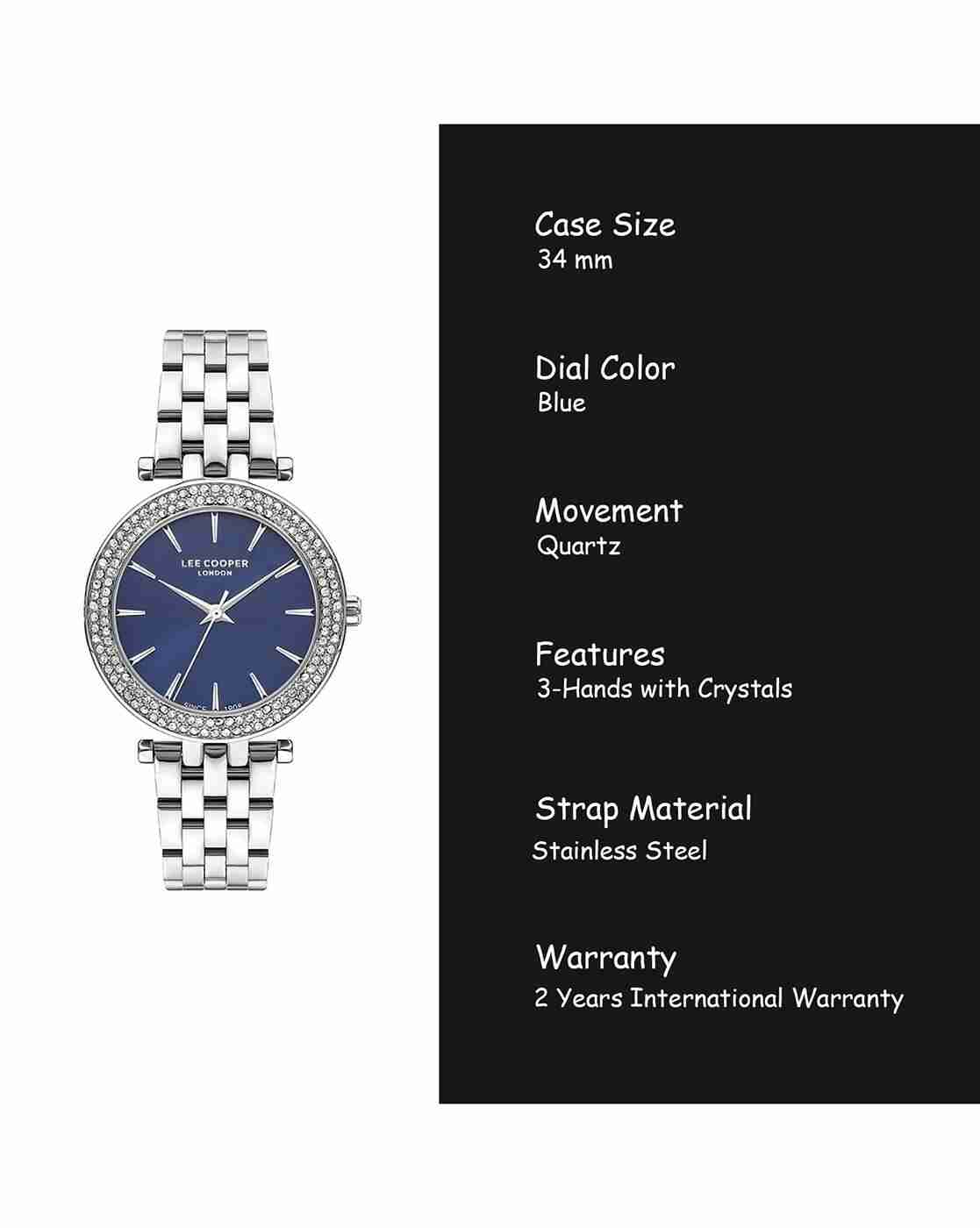 Lee Cooper | Women Water-Resistant Analogue Watch-LC07864.390|4