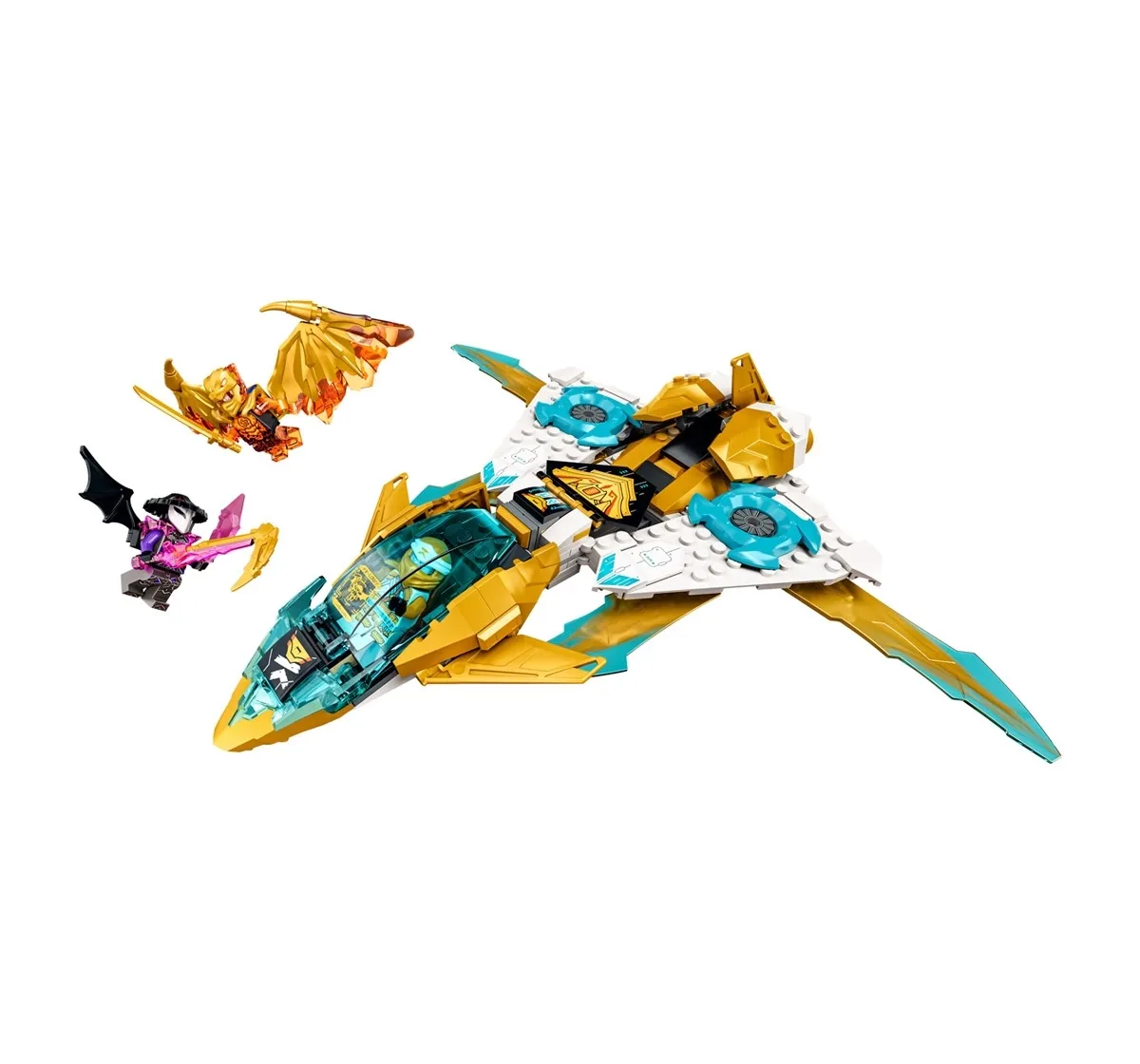LEGO NINJAGO Zane's Golden Dragon Jet 71770 Building Kit 258