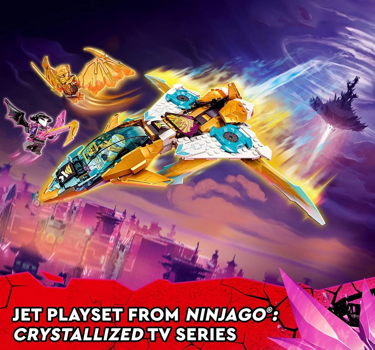 LEGO NINJAGO Zane's Golden Dragon Jet 71770 Building Kit 258