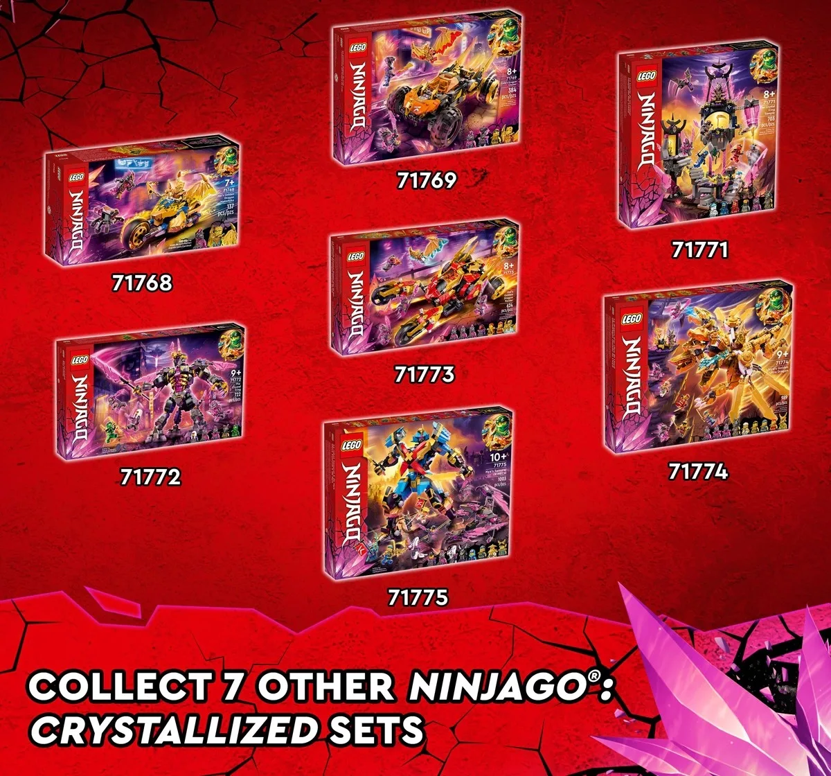 LEGO NINJAGO Zane's Golden Dragon Jet 71770 Building Kit 258