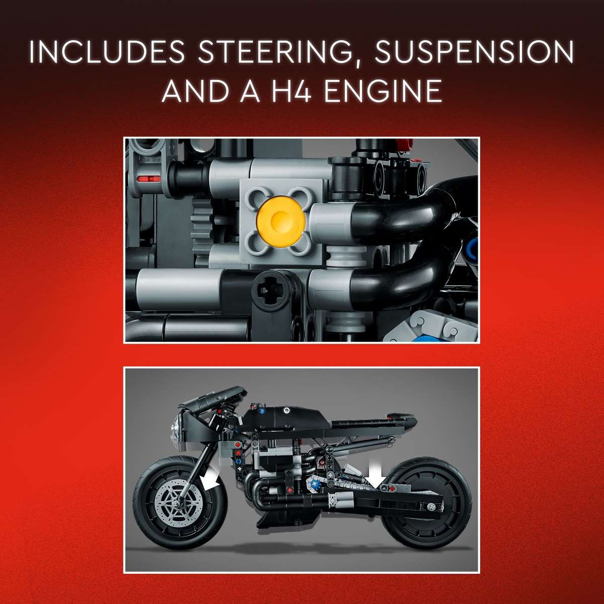 セット バットマン バットサイクル™ 42155 | テクニック |レゴ®ストア