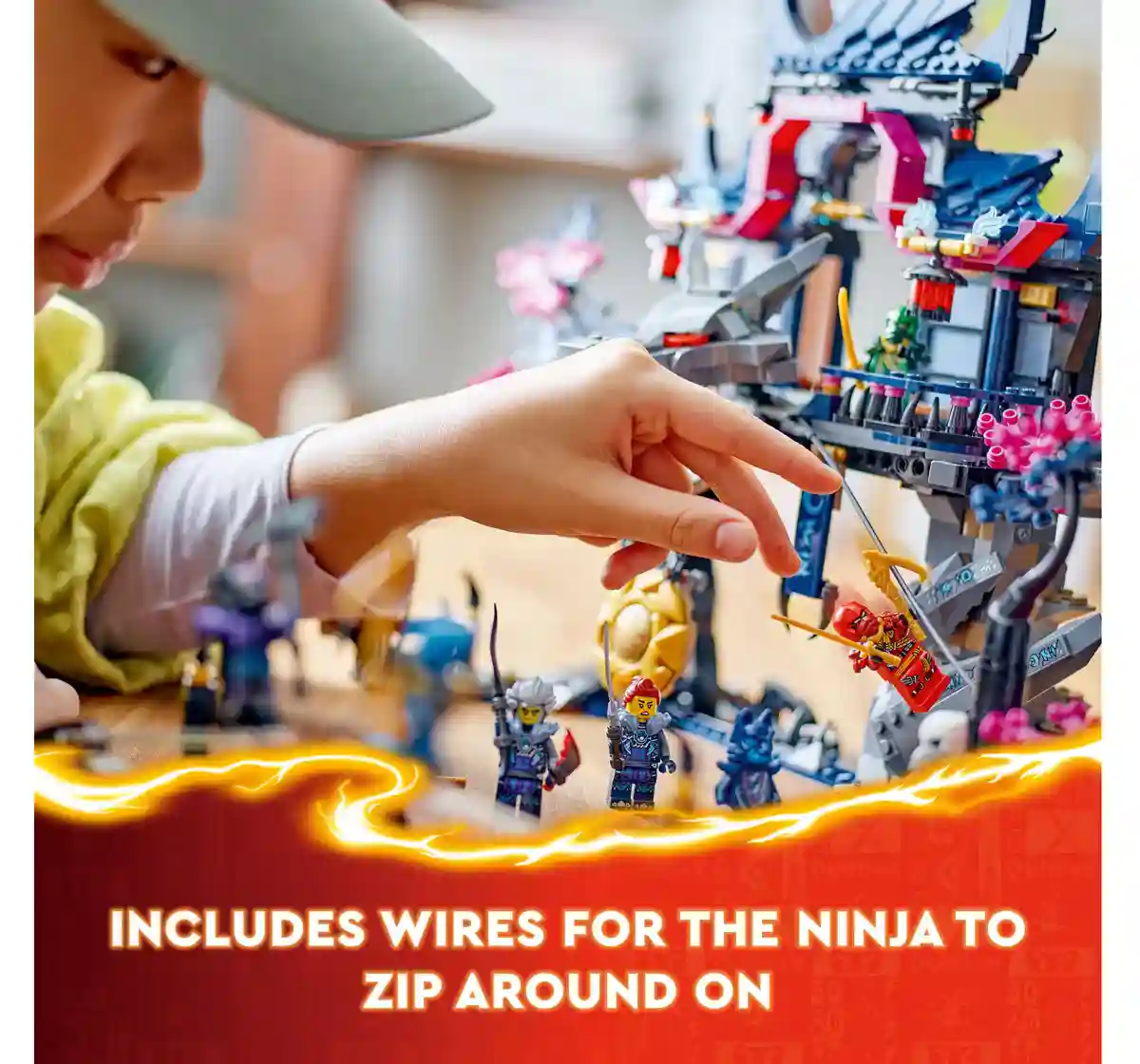 LEGO NINJAGO Wolf Mask Shadow Dojo Toy Set 71813 (1190 Pieces)