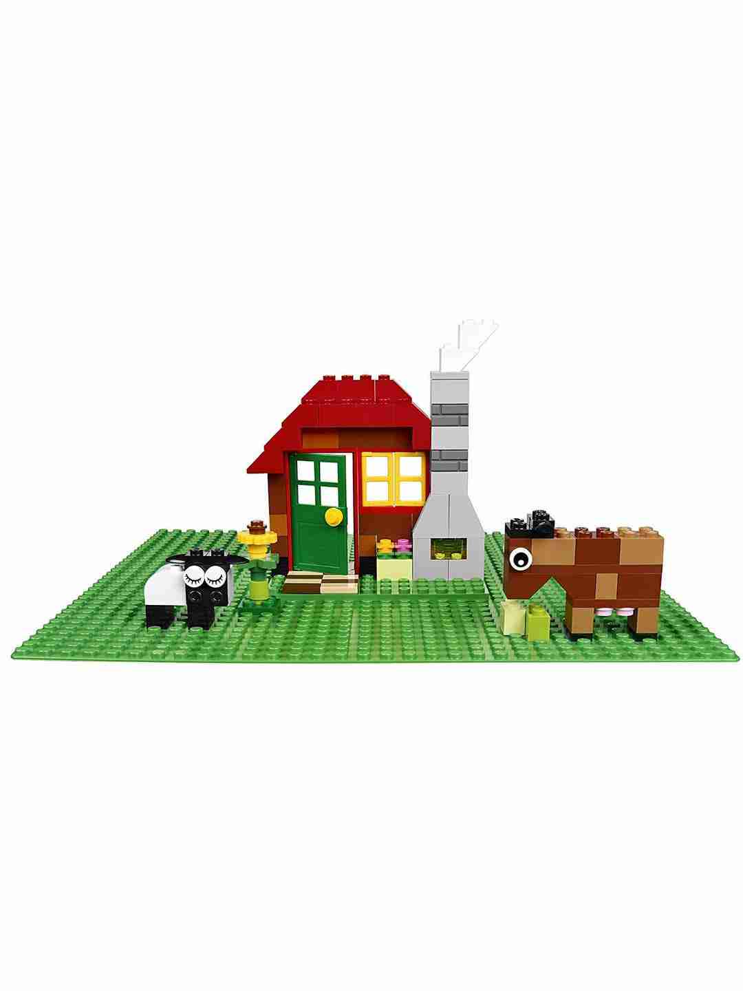 Lego Classic Baseplate Supplement 10700 (Multi Color) Blocks for Kids age 4Y+ (Green)