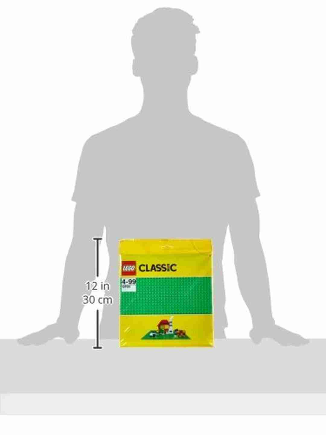 Lego Classic Baseplate Supplement 10700 (Multi Color) Blocks for Kids age 4Y+ (Green)