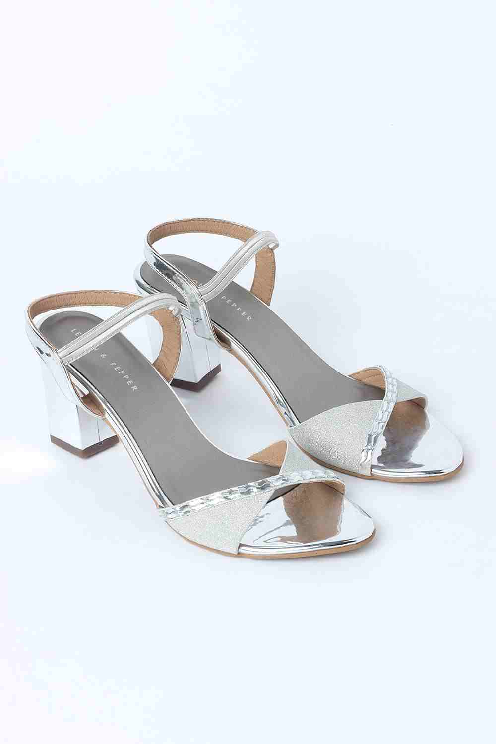 Synthetic Pull-On Women's Party Wear Sandals