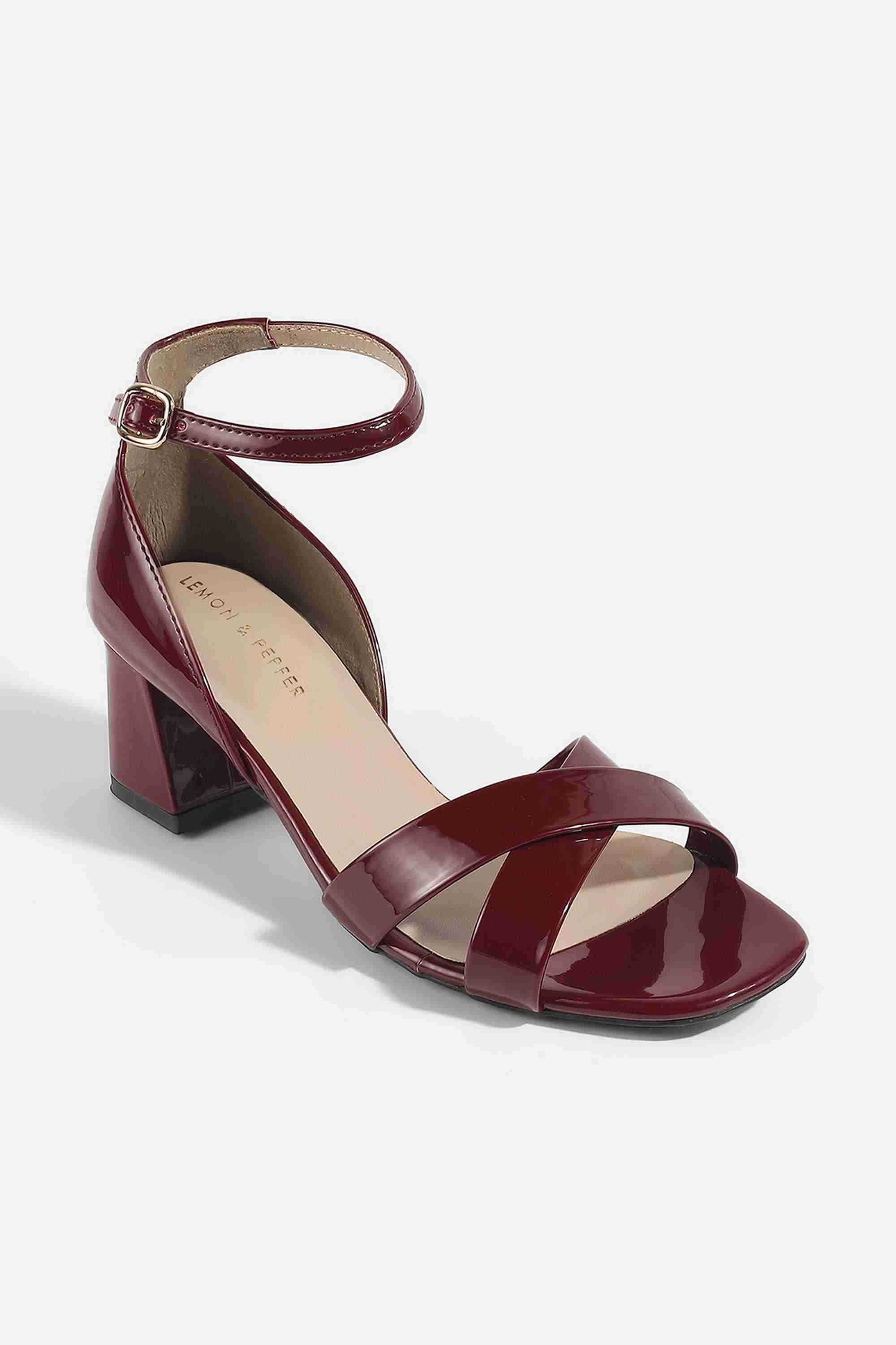 Patent Buckle Women's Casual Wear Sandals