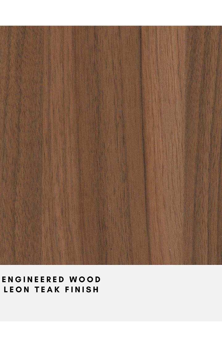 neudot Pico Queen Engineered Wood Queen Hydraulic Bed  (Finish Color - TEAK, Delivery Condition - Knock Down)