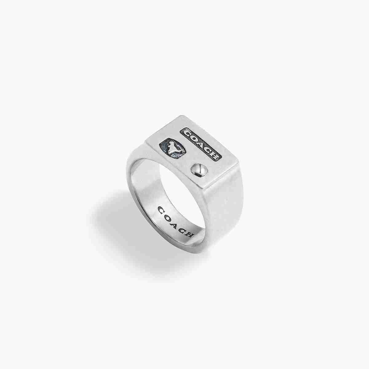 Mens Signature Signet Ring