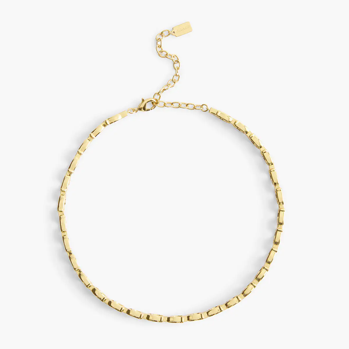 Beveled Signature C Link Choker Necklace