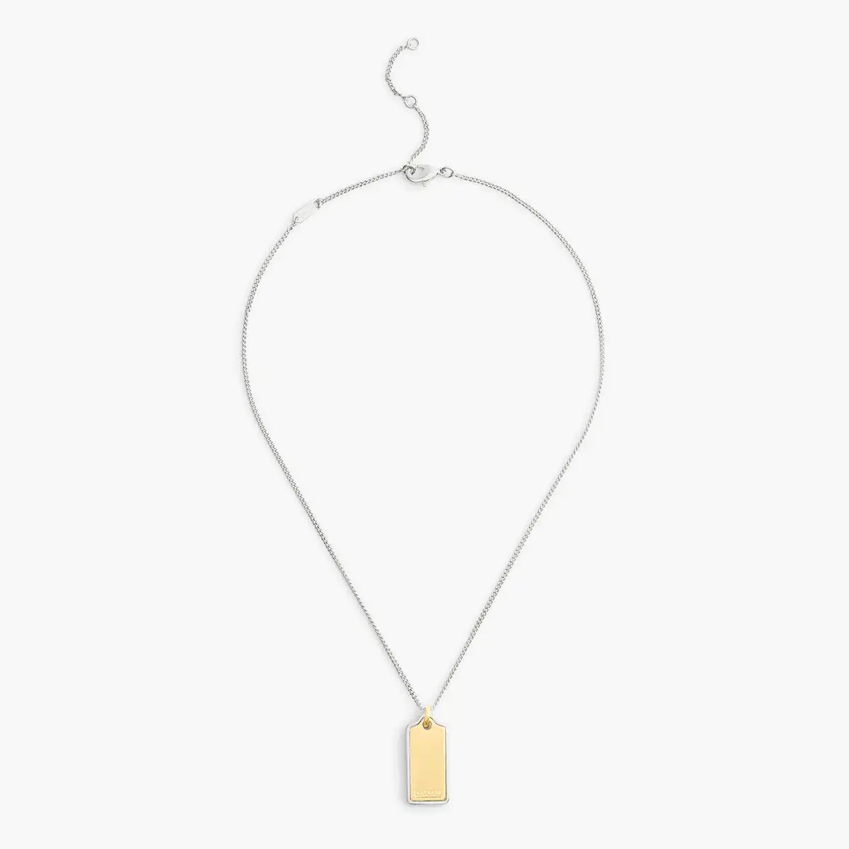 Signature Hangtag Pendant Necklace