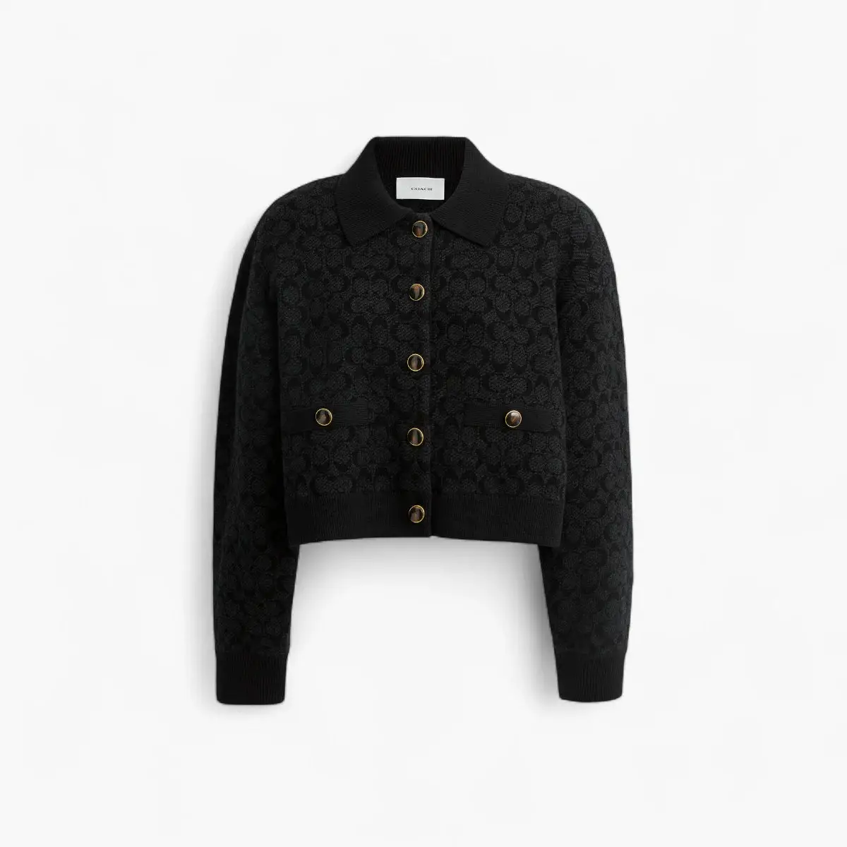 Signature Cropped Cardigan