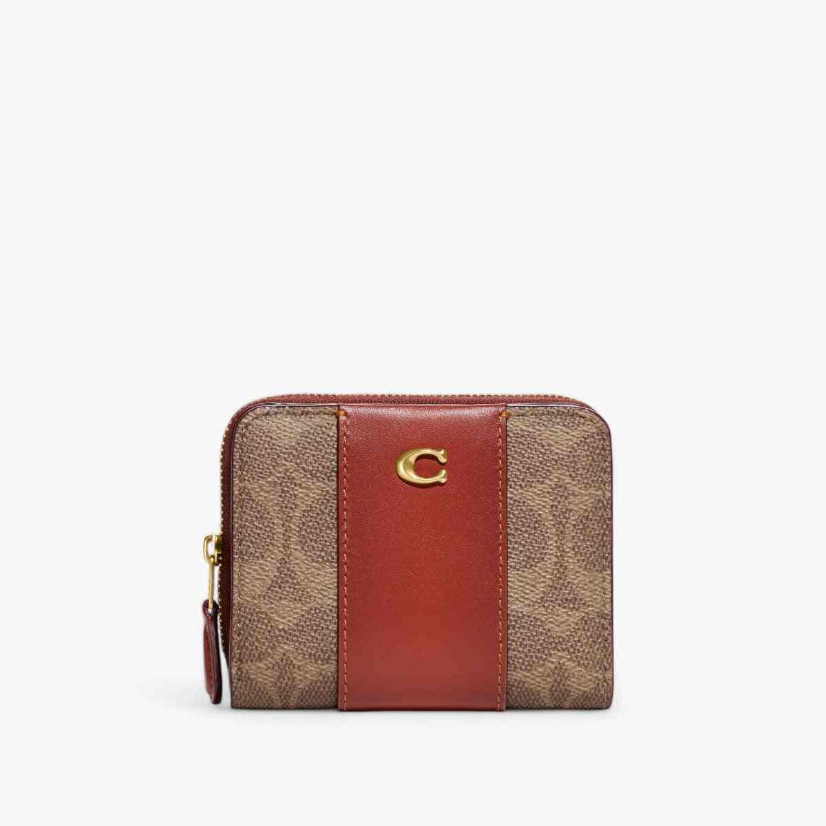 Billfold Wallet In Colorblock Signature Canvas