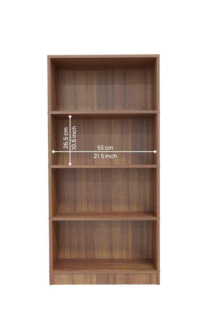 Hunter Open Book Shelf (Finish Color - Teak, Knock Down)