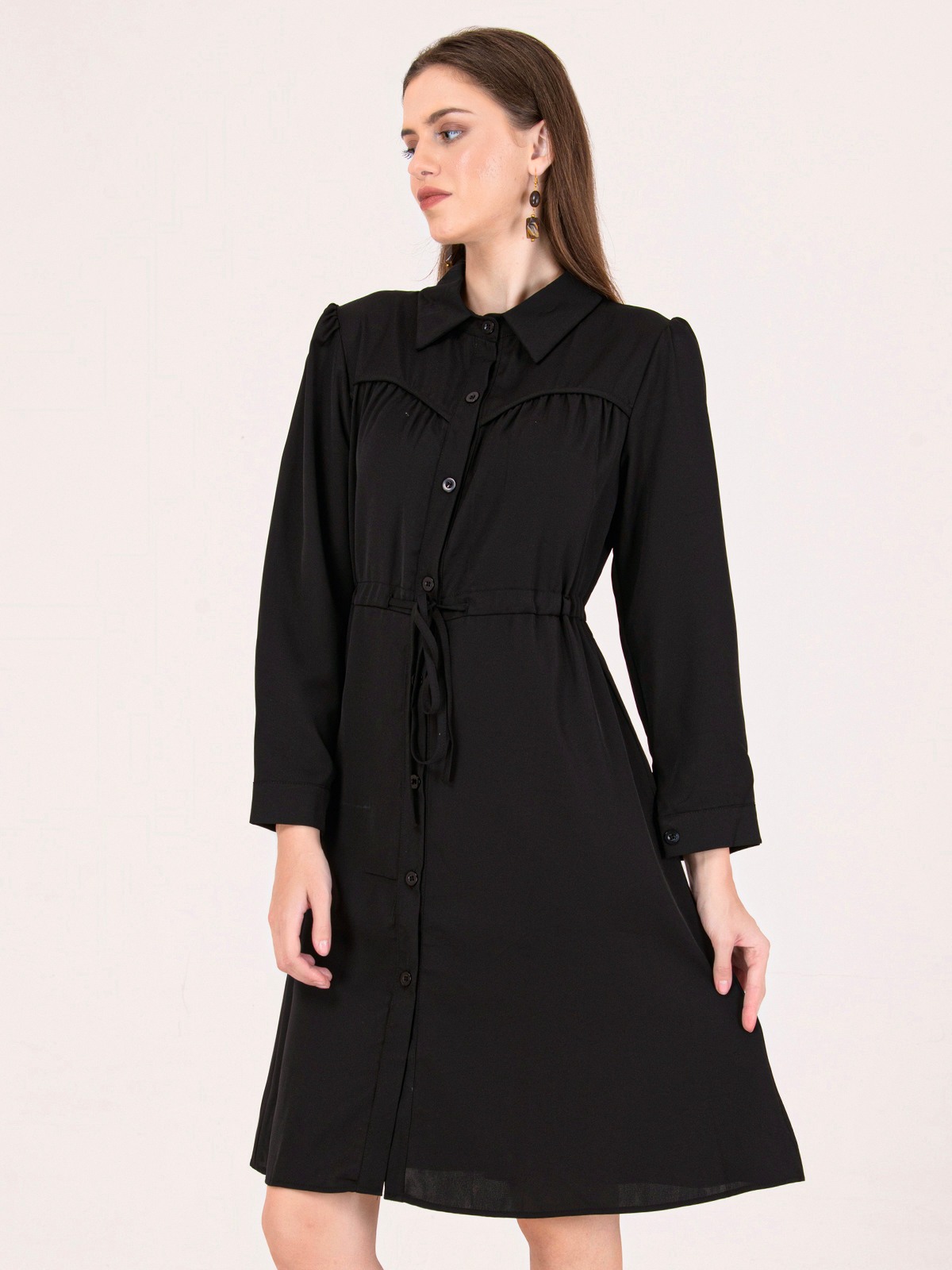 Albion Women Black Smart Dress