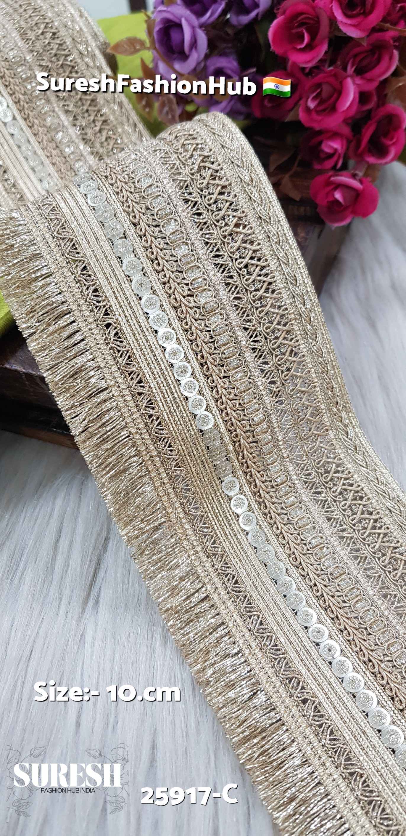 Pearl Majesty Jhalar Joint Lace – 25917-C